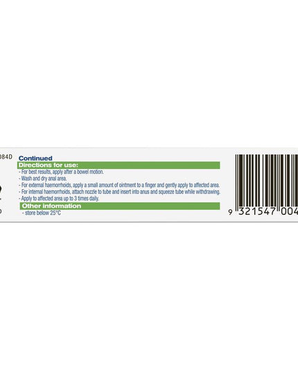 Proctosedyl Haemorrhoids Relief Ointment Cream 30g