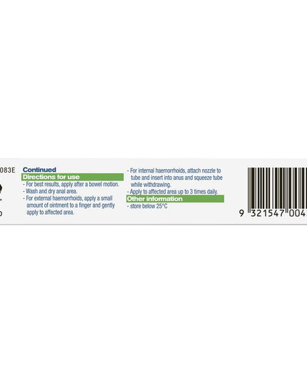 Proctosedyl Haemorrhoids Relief Ointment Cream 15g
