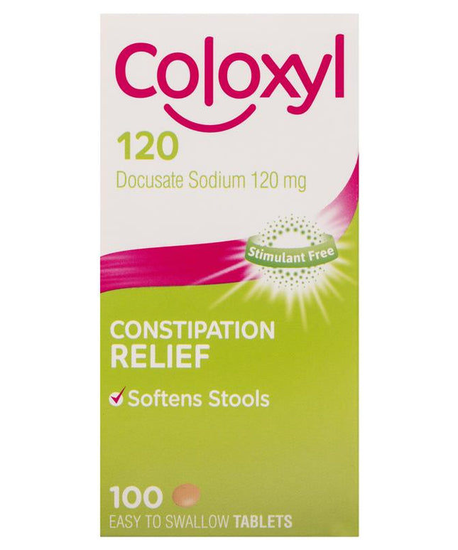 Coloxyl 120mg 100 Tablets Filmcoat