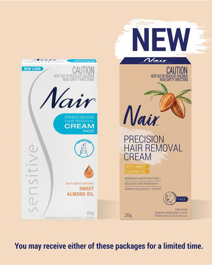 Nair Precision Facial Hair Removal Cream 20g