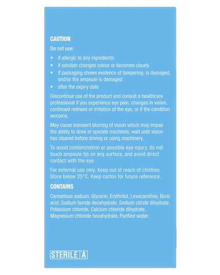 Optive Sensitive Eye Drops 30 x 0.4ml