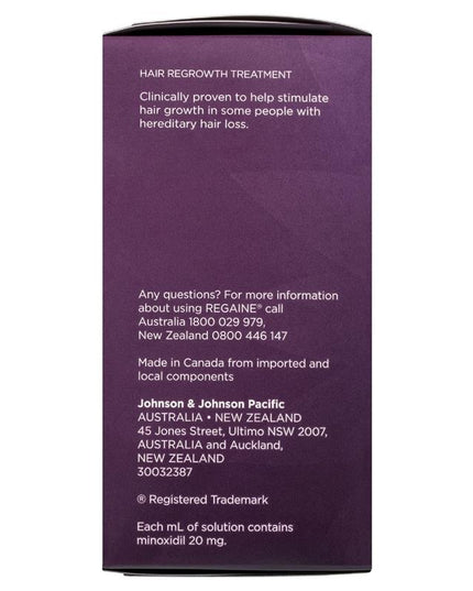 Regaine Women's Regular Strength Minoxidil Hair Regrowth Treatment 3 x 60mL