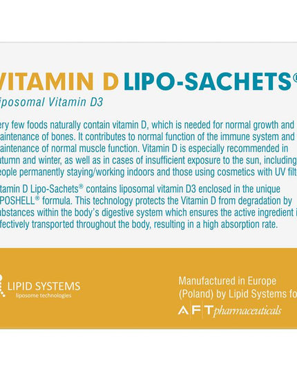 Lipo-Sachets Vitamin D Melon 5g 30 Sachets