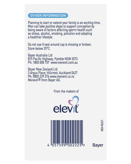 Menevit 90 Capsules NEW