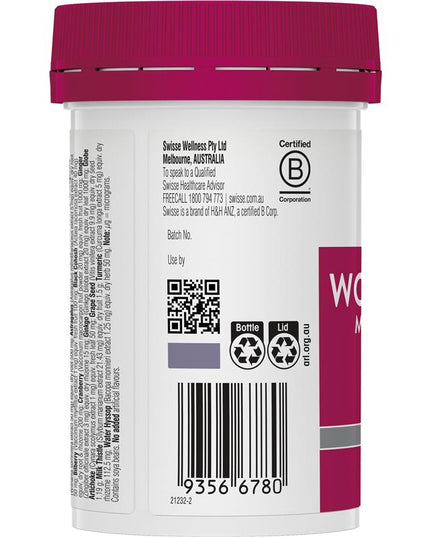 Swisse Womens Multivitamin 50+ 60 Tablets
