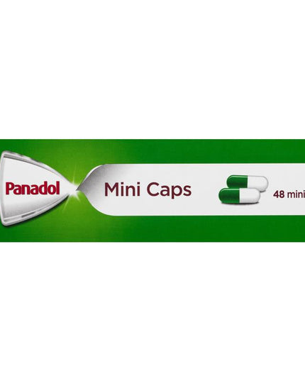 Panadol Mini Caps for Pain Relief Paracetamol 500mg 48