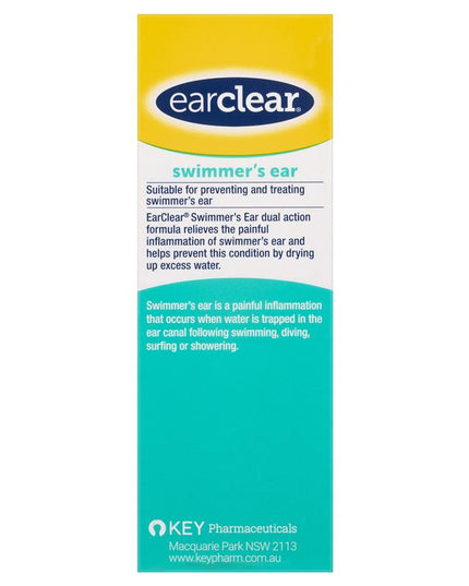 EarClear Swimmer's Ear Drops 40mL – Prevention & Treatment of Swimmer's Ear