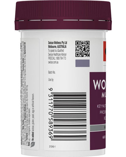 Swisse Womens Multivitamin 65+ 60 Tablets