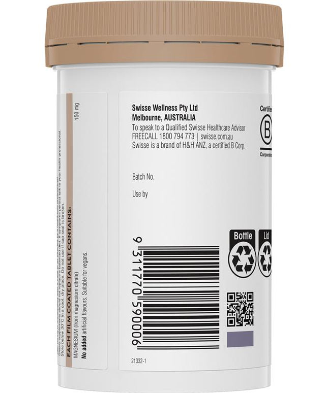 Swisse Ultiboost Magnesium 120 Tablets