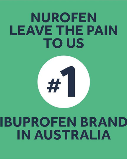 Nurofen Quickzorb Pain Relief Caplets 24 pack Ibuprofen Lysine 342mg