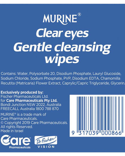 Murine Clear Eyes Wipes