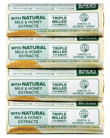Palmolive Naturals Replenishing Bar Soap Milk & Honey 4 x 90g