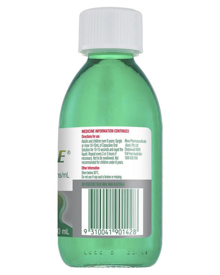 Cepacaine Mouthwash Liquid 200mL