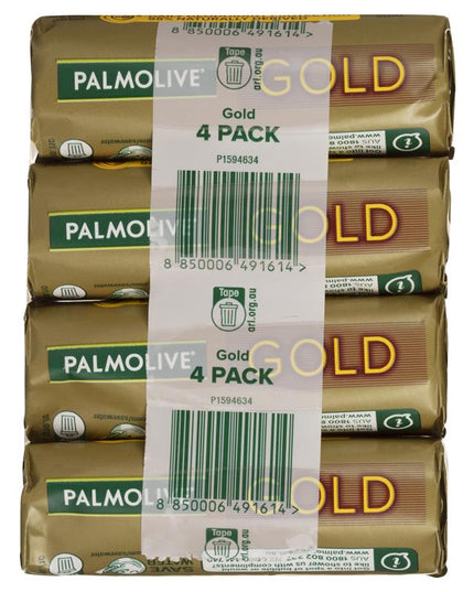 Palmolive Soap Bar Gold 90g 4 Pack