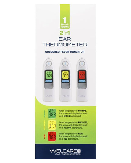 Welcare 2 In 1 Ear Thermometer