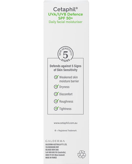 Cetaphil UVA/UVB Defence SPF 50+ 50mL