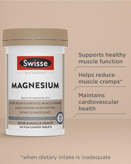Swisse Ultiboost Magnesium 120 Tablets