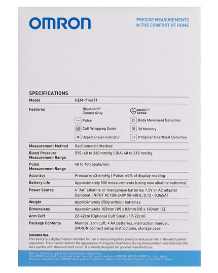 Omron HEM7144T1 Standard Blood Pressure Monitor
