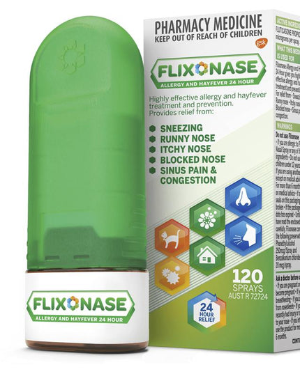 Flixonase Allergy and Hayfever 24 Hour Nasal Spray 120 Doses