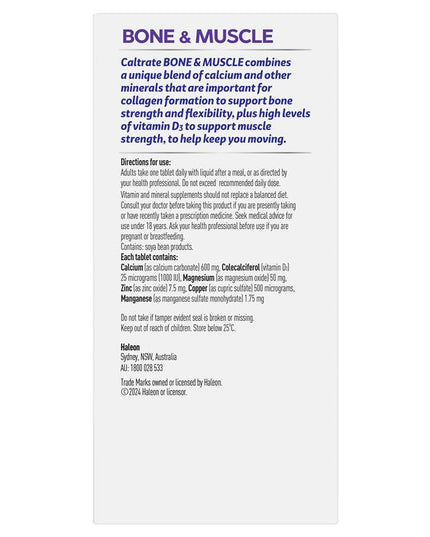 Caltrate Bone and Muscle 60 Tablets
