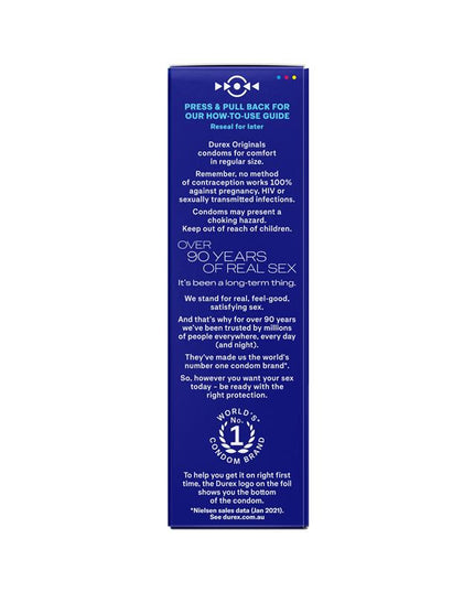 Durex Regular Condoms Original 10 Pack