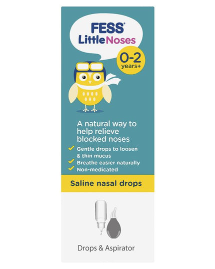 Fess Little Noses Saline Nose Drops +Aspirator 25ml