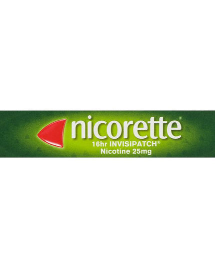 Nicorette Quit Smoking Nicotine 16 hour Invisipatch Step 1 25mg 7 Pack