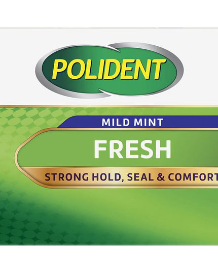 Polident Denture Adhesive Cream Fresh Mint 60g