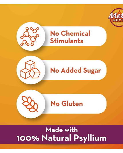 Metamucil Fibre Supplement Regular 72 Dose 504g