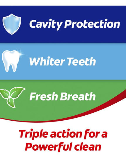 Colgate Toothpaste Triple Action Cavity Protection Fluoride Original Mint 110g
