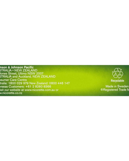 Nicorette Quit Smoking Regular Strength Nicotine Gum Classic 30 Pack