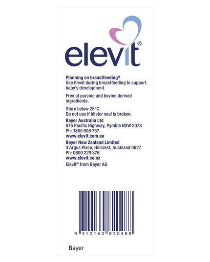 Elevit Pre-conception & Pregnancy 100 Tablets