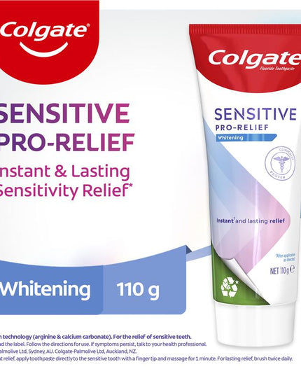 Colgate Toothpaste Sensitive ProRelief Whitening 110g