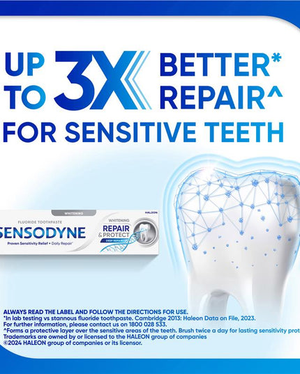 Sensodyne Sensitive Teeth Pain Repair & Protect Whitening Toothpaste 100g