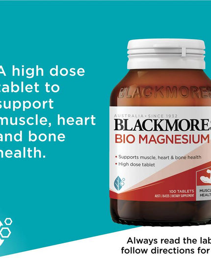 Blackmores Bio Magnesium 100 Tablets