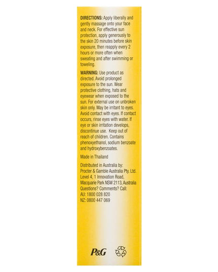 Olay Complete Defence Daily UV Moisturising Lotion Sensitive SPF 30 75mL