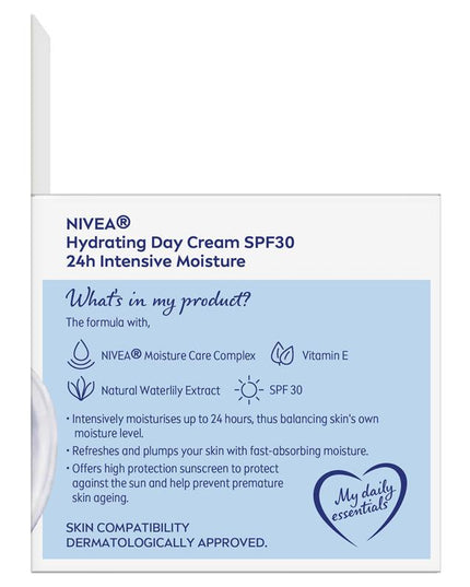 NIVEA Daily Essentials Hydrating Face Moisturiser SPF30 50ml