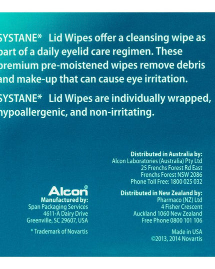 Systane Lid Wipes 30 Pack