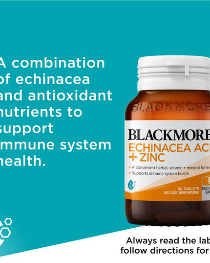 Blackmores Echinacea ACE + Zinc 60 Tablets