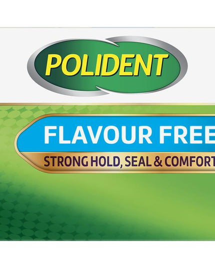 Polident Denture Adhesive Cream Flavour Free 60g