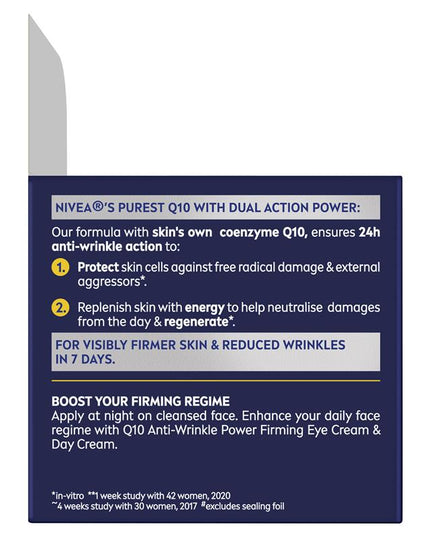 NIVEA Q10 Anti-Wrinkle Night Cream 50ml