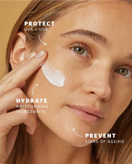 Cancer Council SPF 50+ Day Wear Face Matte Invisible 4hr Water Resistant 75ml Tube