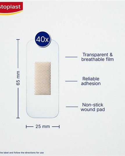 Elastoplast 11471 Aqua Protect Water Proof Strip 40
