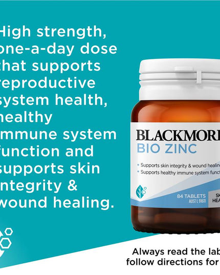 Blackmores Bio Zinc 84 Tablets