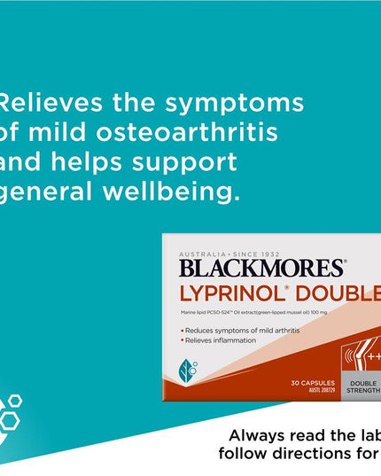 Blackmores Lyprinol Double 30 Capsules