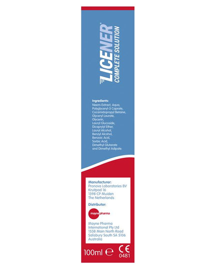 Licener Single Head Lice Treatment 100ml