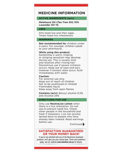 Neutralice Headlice Lotion 200ml