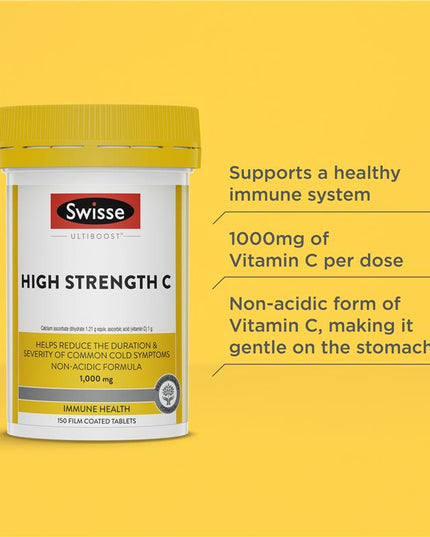 Swisse Vitamin C 1000mg 150 Tablets