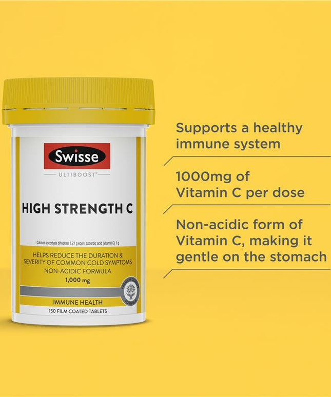 Swisse Vitamin C 1000mg 150 Tablets