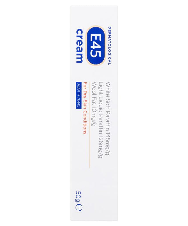 E45 Moisturising Cream for Dry Skin and Eczema 50g